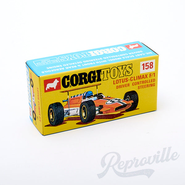 Corgi 158 Lotus Climax Formula 1 Reproduction Box
