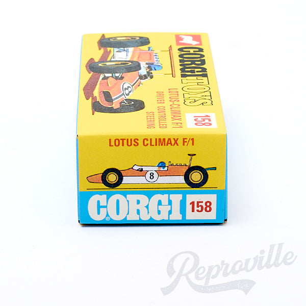 Corgi 158 Lotus Climax Formula 1 Reproduction Box