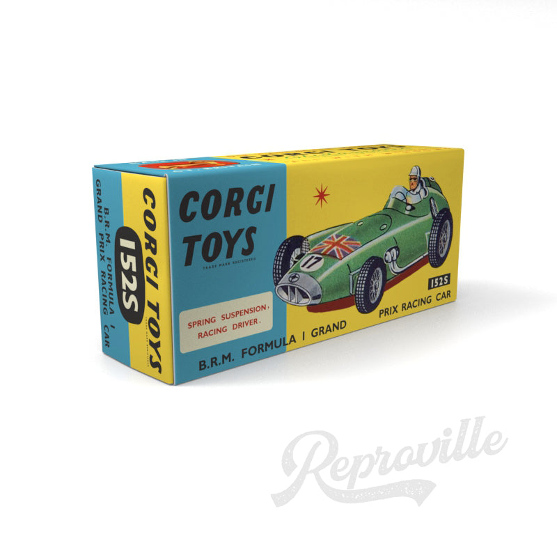 Corgi 152S - BRM Formula 1 Grand Prix Racing Car Reproduction Box