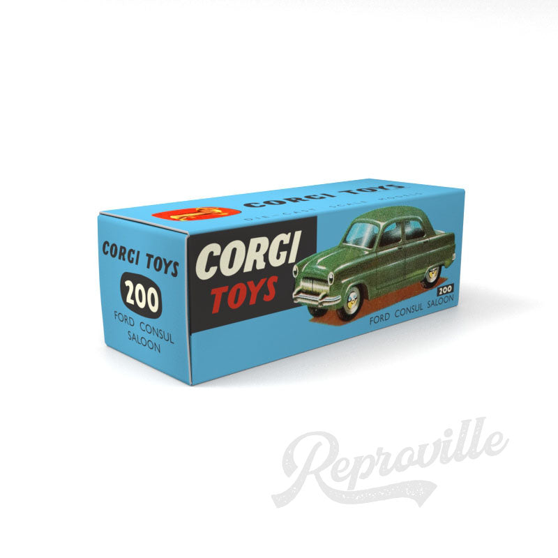 Corgi 200 - Ford Consul Saloon Reproduction Box