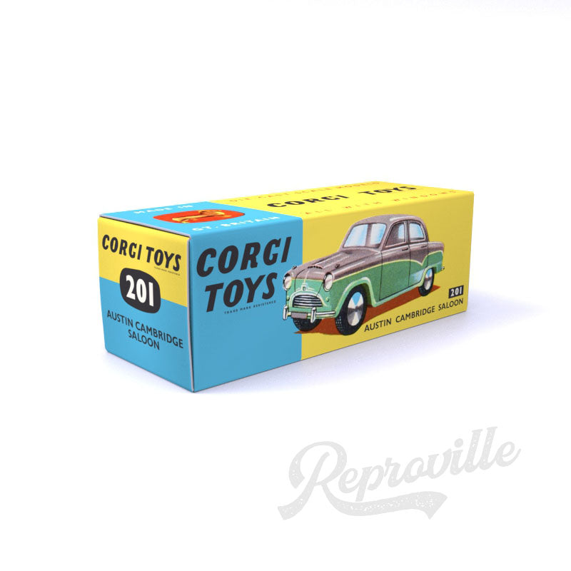Corgi 201 - Austin Cambridge Saloon Reproduction Box