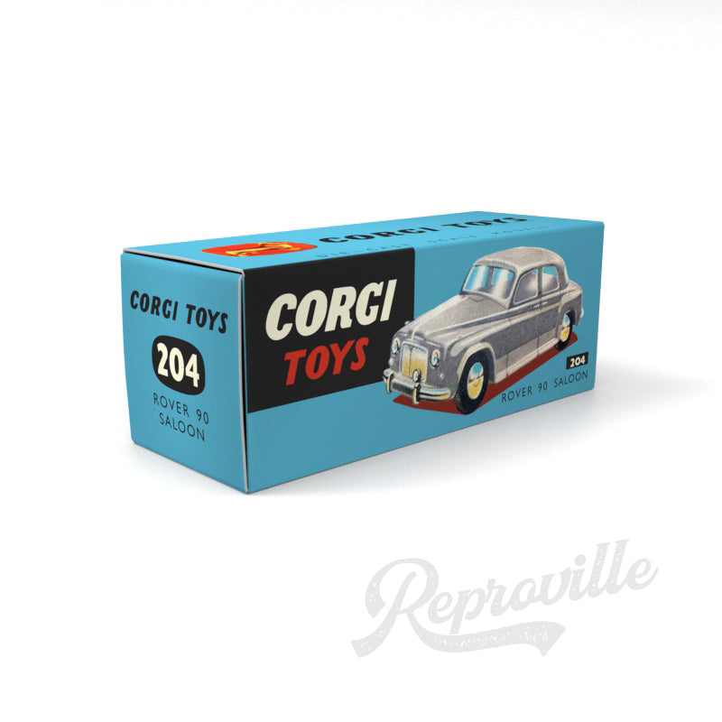 Corgi 204 - Rover 90 Saloon Reproduction Box