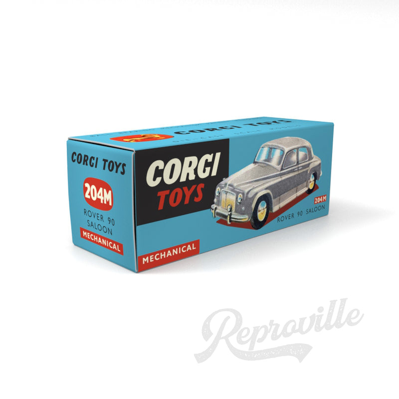 Corgi 204M - Rover 90 Saloon Reproduction Box
