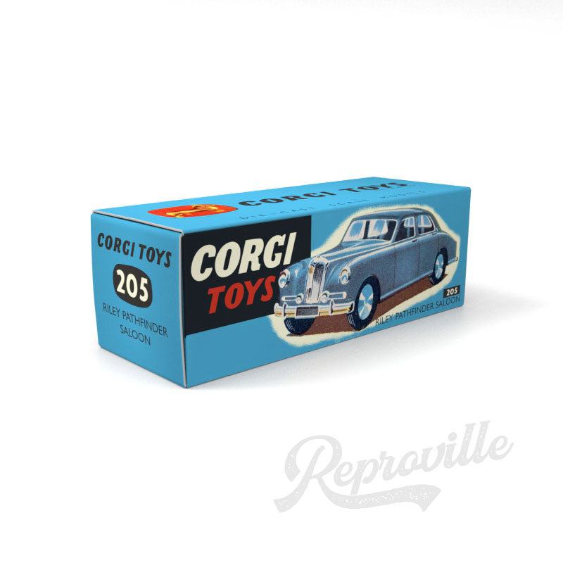 Corgi 205 - Riley Pathfinder Saloon Reproduction Box
