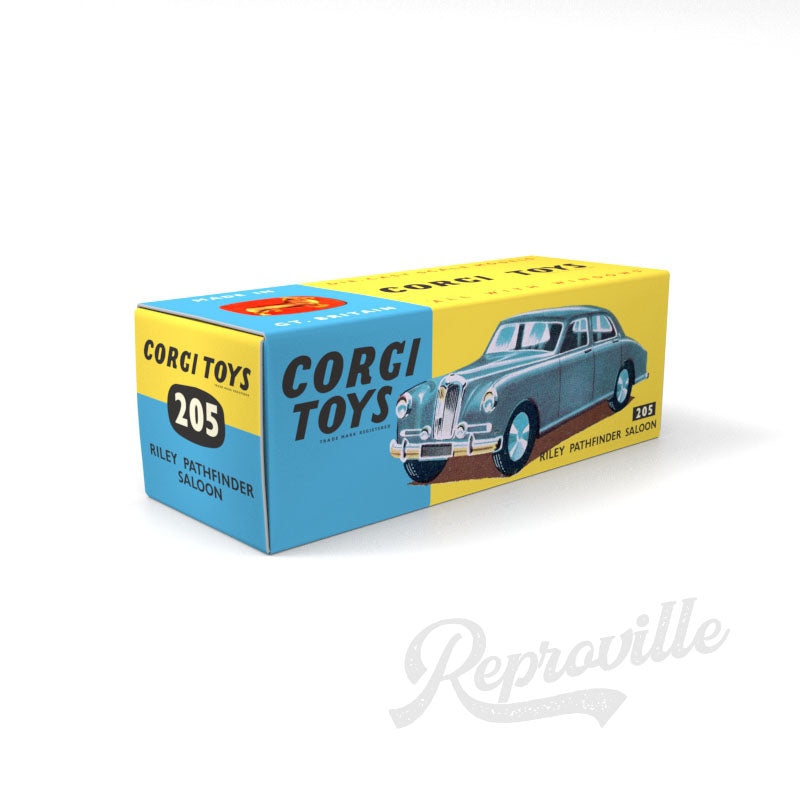 Corgi 205 - Riley Pathfinder Saloon Reproduction Box