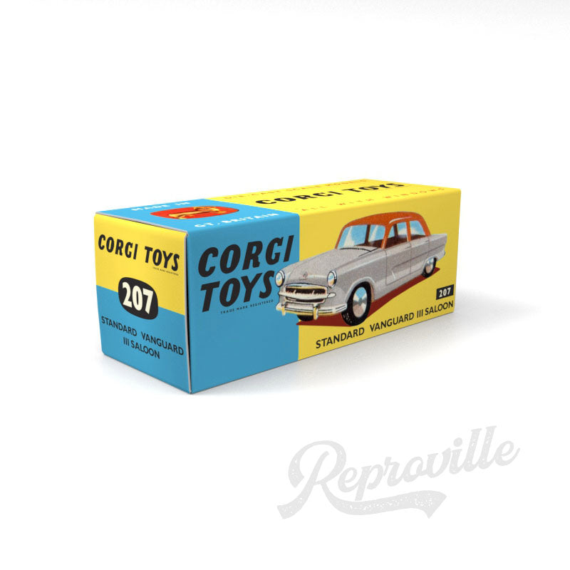 Corgi 207 - Standard Vanguard III Saloon Reproduction Box