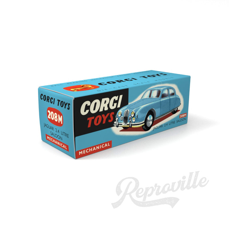 Corgi 208M - Jaguar 2.4 Litre Saloon Reproduction Box