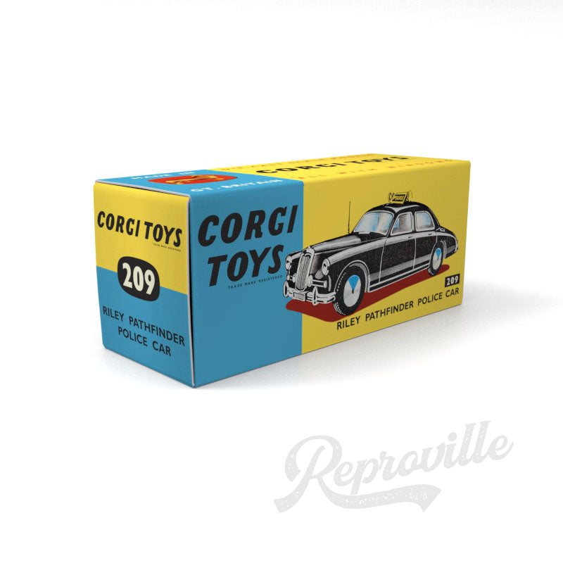 Corgi 209 - Riley Pathfinder Police Car Reproduction Box
