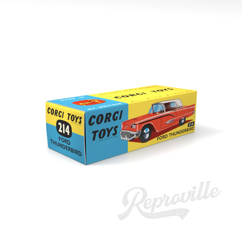 Corgi 214 - Ford Thunderbird Reproduction Box