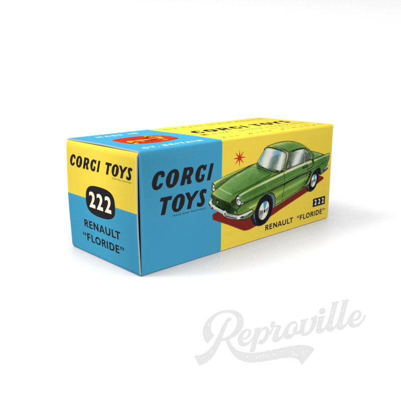 Corgi 222 - Renault Floride Reproduction Box