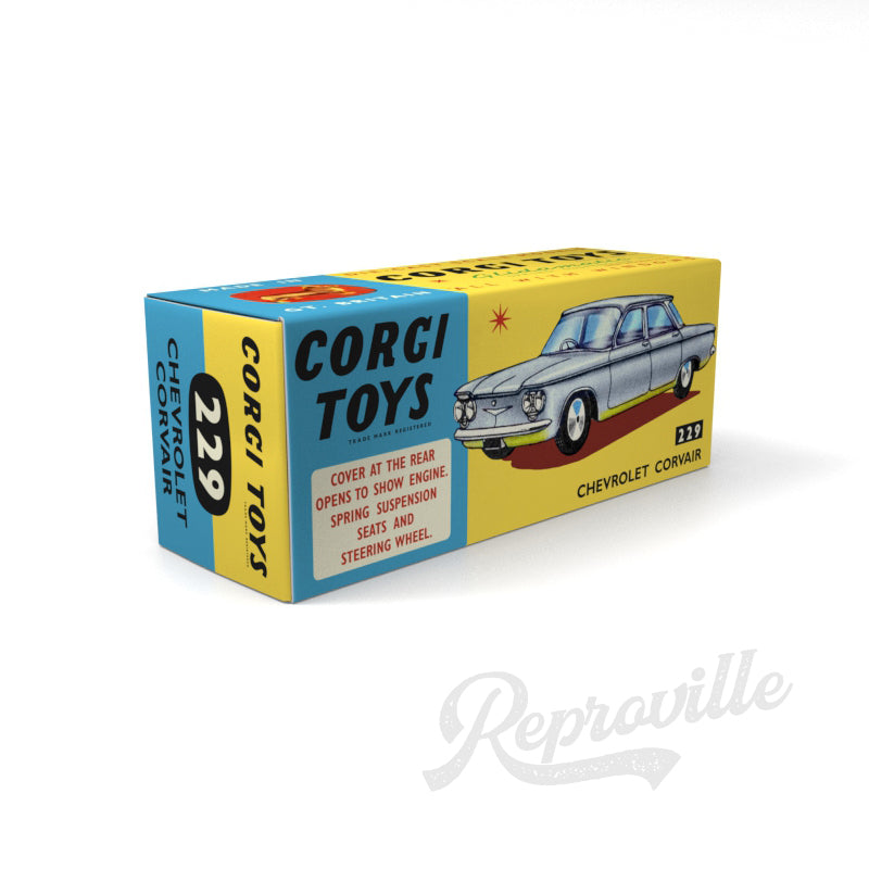 Corgi 229 - Chevrolet Corvair Reproduction Box