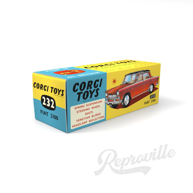 Corgi 232 - Fiat 2100 Reproduction Box