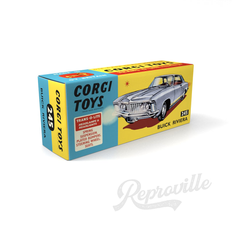 Corgi 245 - Buick Riviera Reproduction Box