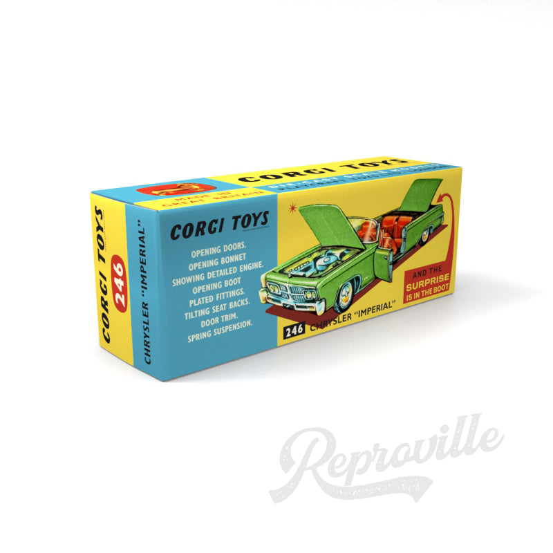 Corgi 246 - Chrysler Imperial Reproduction Box