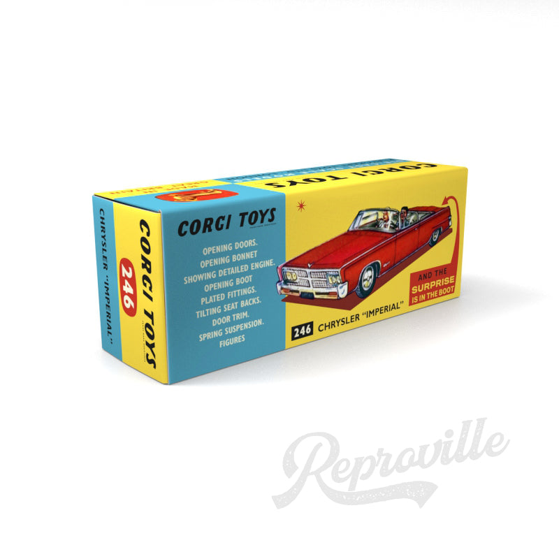 Corgi 246 - Chrysler Imperial Reproduction Box