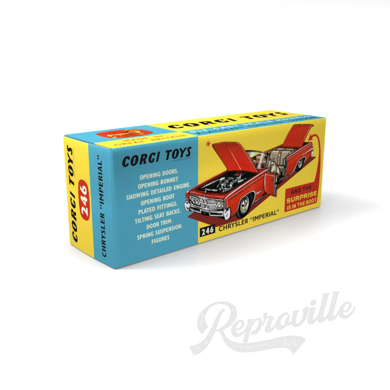 Corgi 246 - Chrysler Imperial Reproduction Box