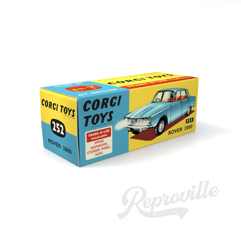 Corgi 252 - Rover 2000 Reproduction Box