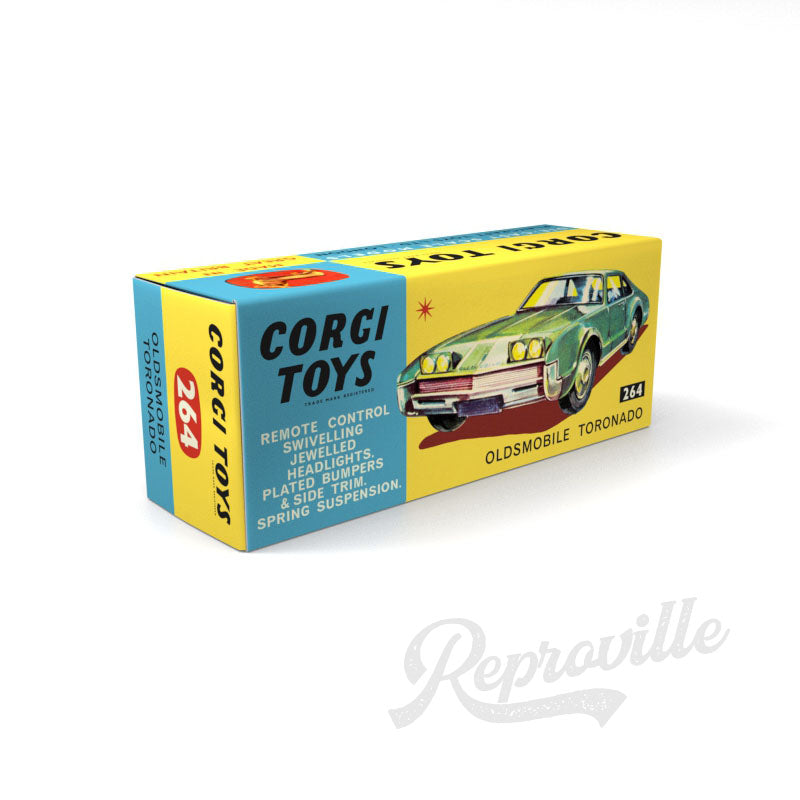 Corgi 264 - Oldsmobile Toronado Reproduction Box