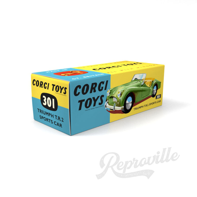 Corgi 301 - Triumph TR2 Sports Car Reproduction Box