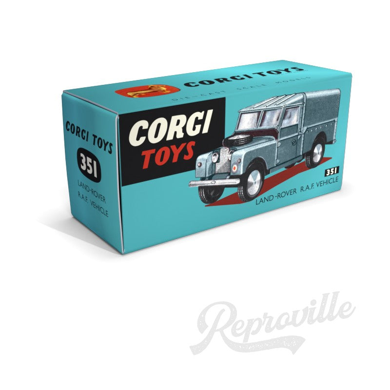 Corgi 351 - Land Rover RAF Vehicle Reproduction Box