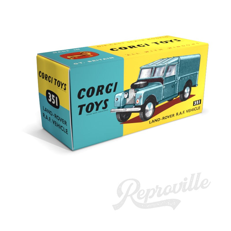 Corgi 351 - Land Rover RAF Vehicle Reproduction Box