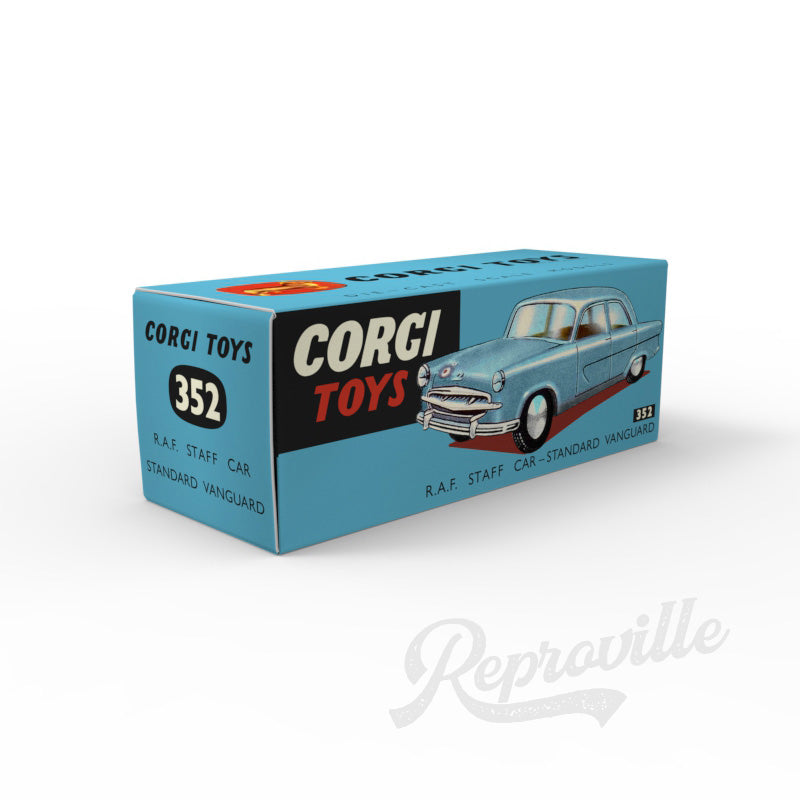 Corgi 352 - RAF Staff Car Standard Vanguard Reproduction Box