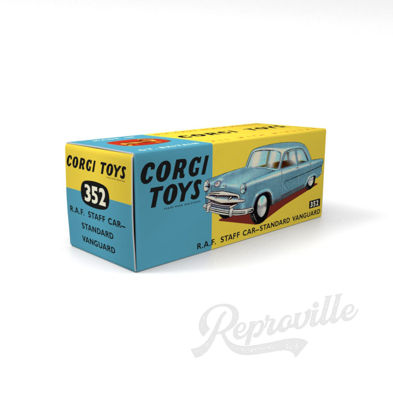 Corgi 352 - RAF Staff Car Standard Vanguard Reproduction Box