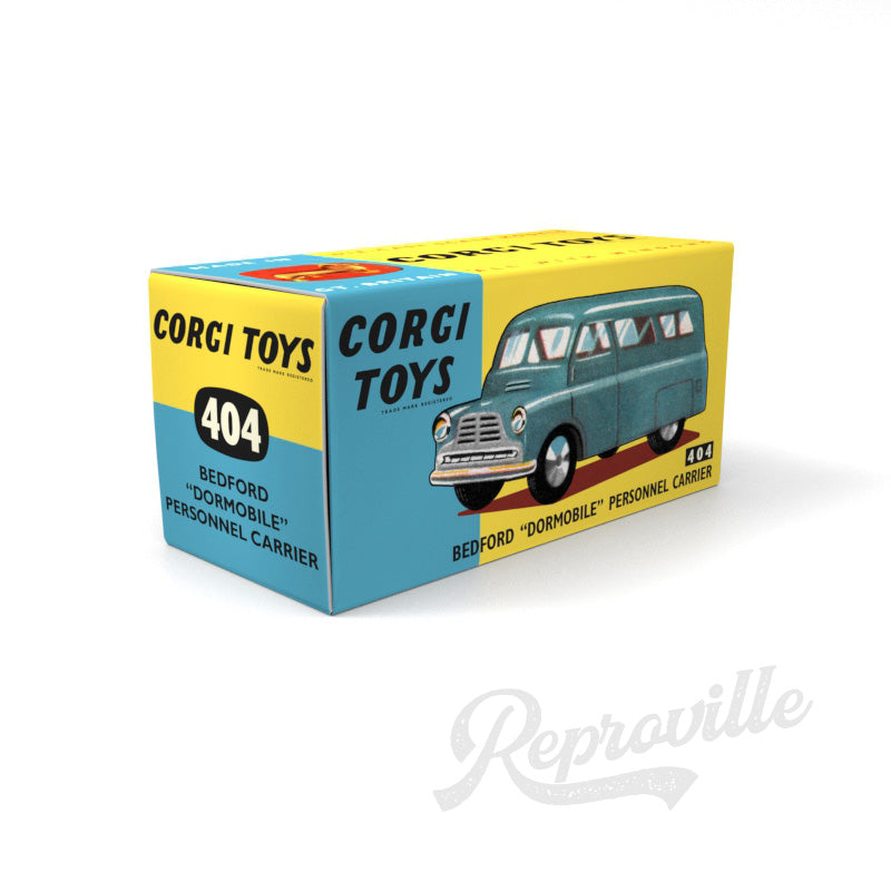 Corgi 404 - Bedford Dormobile Personnel Carrier Reproduction Box