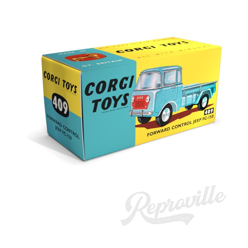 Corgi 409 - Forward Control Jeep FC150 Reproduction Box