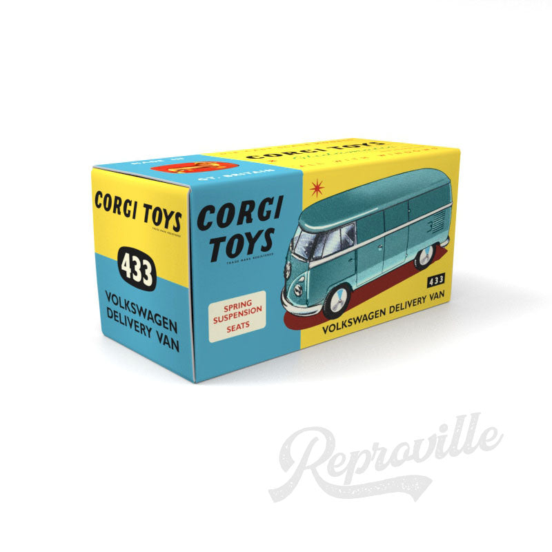 Corgi 433 - Volkswagen Delivery Van Reproduction Box