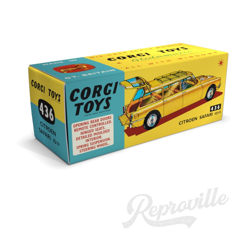 Corgi 436 - Citroen Safari ID19 Reproduction Box