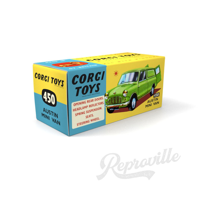 Corgi 450 - Austin Mini Van Reproduction Box