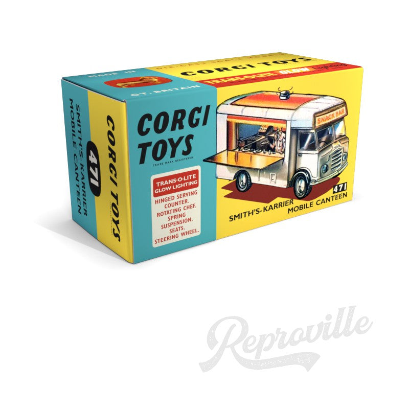 Corgi 471 - Smith's-Karrier Mobile Canteen Reproduction Box