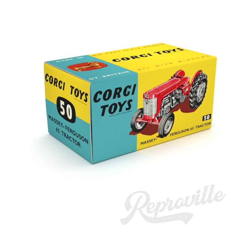 Corgi 50 - Massey-Ferguson 65 Tractor Reproduction Box